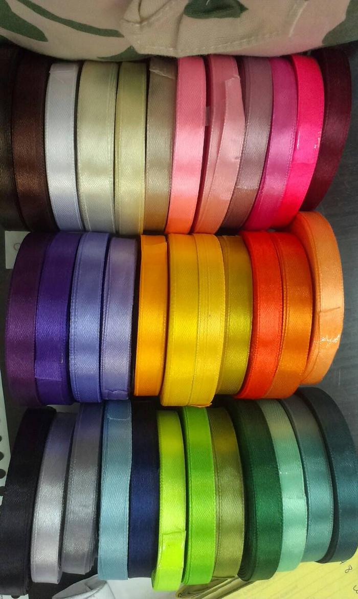 Gambar Pita satin 3/8" atau 1 cm (18 meter) dari DnF Jakarta Barat Tokopedia