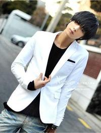 Gambar NANSUTKAI (S M L XL) - JAS PRIA SLIMFIT KOREA PUTIH WHITE MURAH dari SLIMFIT SHOP Kab. Bogor 2 Tokopedia