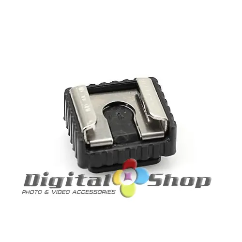 Metal Flash Hot Shoe Mount Adapter to 1/4 Thread for Stand, Tripod 2