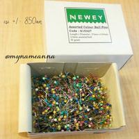 Gambar Mini Jarum Pentul Premium Newey Warna Warni Doff Se Dus isi 800an dari ANNASTORE ID Kota Tangerang Selatan 1 Tokopedia