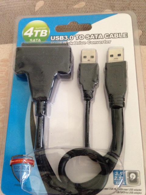 Gambar USB 3.0 TO SATA CABLE HDD CONVERTER dari Hinpat Jakarta Barat Tokopedia