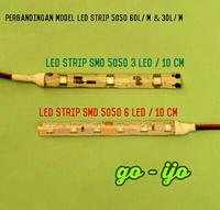 Gambar Led strip / Fleksibel 5050 15cm (9mata) tahan air dari Go IJO Kota Bandung 1 Tokopedia
