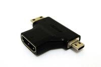 Gambar Converter HDMI Female to Micro and Mini HDMI Male Adapter dari Klikmystore Kab. Tangerang 2 Tokopedia