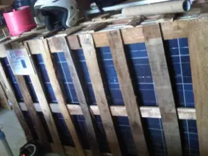 PACKING KAYU SOLAR PANEL 100 WP KAPASITAS BISA 3 PANEL