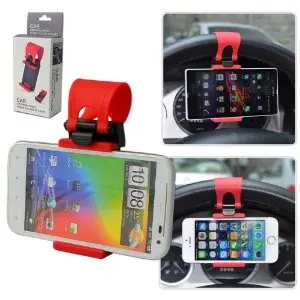 Car Steer Wheel Socket Holder Stir Mobil Lazypod Socket Phone Android 1
