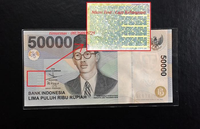 Gambar Uang Lama Kuno 50.000 Rupiah 1999 WR Soepratman dari timurmas shop Kota Bekasi Tokopedia