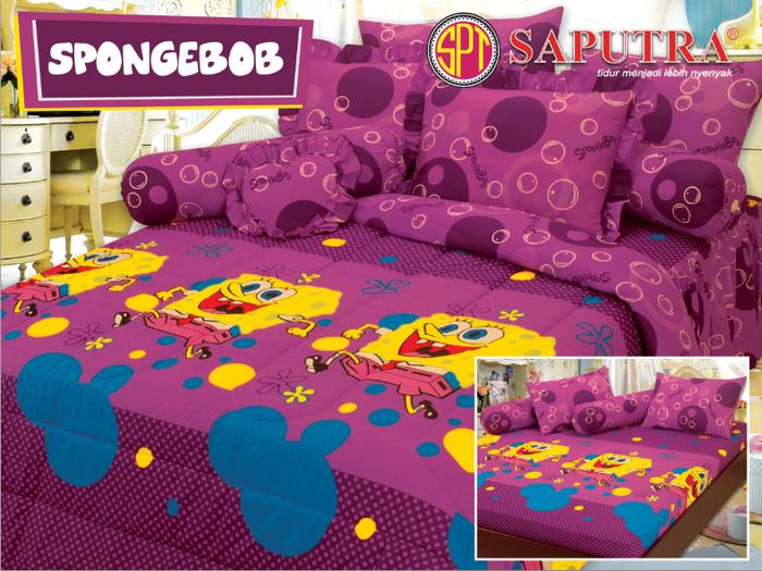 Gambar Kartun TS - Spongebob BED COVER SET 180 x 200 cm dari Rafa Online Store Jakarta Barat Tokopedia