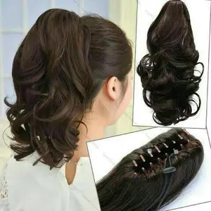 hair clip jepit wave wig rambut palsu wanita