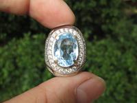 Gambar Natural Blue Topaz Indah Ikatan Mewah Mempesona TPZ002 dari CNC phoneshop Kota Administrasi Jakarta Pusat 3 Tokopedia