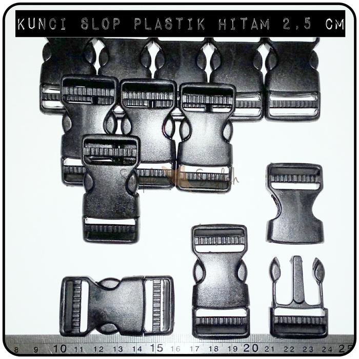 Gambar Kunci Slop plastik hitam 2,5 cm dari Nice 'n Cheap Shop Kota Bekasi Tokopedia