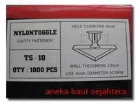 Gambar Nylon Toggle TS-10 "Top Speed" dari ANEKA BAUT SEJAHTERA Kab. Bekasi 3 Tokopedia