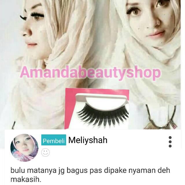 Gambar HANDMADE EYELASHES FAKE NYAMAN DIPAKAI  ( BULU MATA PALSU Sudah termasuk lem perekat bulu mata) dari Amanda Beauty Shop 888 Kota Administrasi Jakarta Pusat Tokopedia