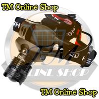 Gambar High Power Headlamp 0181 / Senter Kepala Cree Led Police Q5 Zoom Fokus + Charger Adapter (1 Ultrafire 18650 / 3 Baterai AAA) dari TM Online Shop Jakarta Pusat 4 Tokopedia