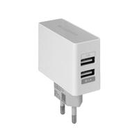 Gambar Travel Charger Dual USB 2.1A Output Wellcomm dari Eben Haezer Net Kota Administrasi Jakarta Barat 3 Tokopedia