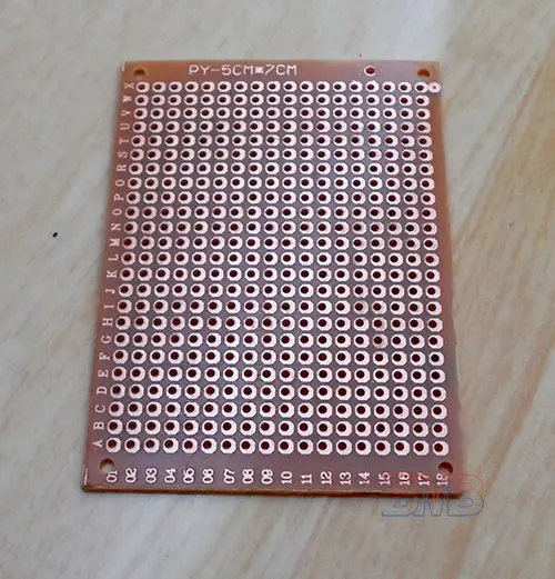 PCB Lubang 5x7cm Fiber Matrix Circuit Board