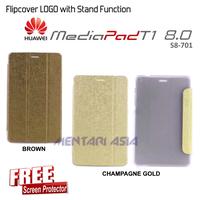 Gambar Flipcover HUAWEI MediaPad T1 S8-701 : LOGO Stand Function ( + FREE SP) dari MENTARI ASIA Kota Administrasi Jakarta Pusat 3 Tokopedia