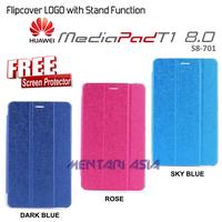 Gambar Flipcover HUAWEI MediaPad T1 S8-701 : LOGO Stand Function ( + FREE SP) dari MENTARI ASIA Kota Administrasi Jakarta Pusat 4 Tokopedia