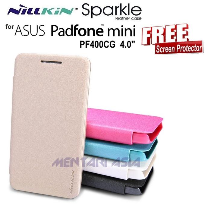 Gambar Flipcover ASUS PadFone Mini PF400CG: NILLKIN Sparkle ( + FREE SP) dari MENTARI ASIA Kota Administrasi Jakarta Pusat Tokopedia