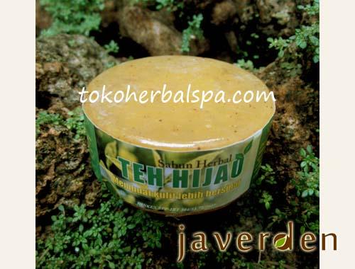 Gambar Sabun Teh Hijau - membuat kulit lebih bersinar dari Javerden Herbal Kota Surakarta Tokopedia
