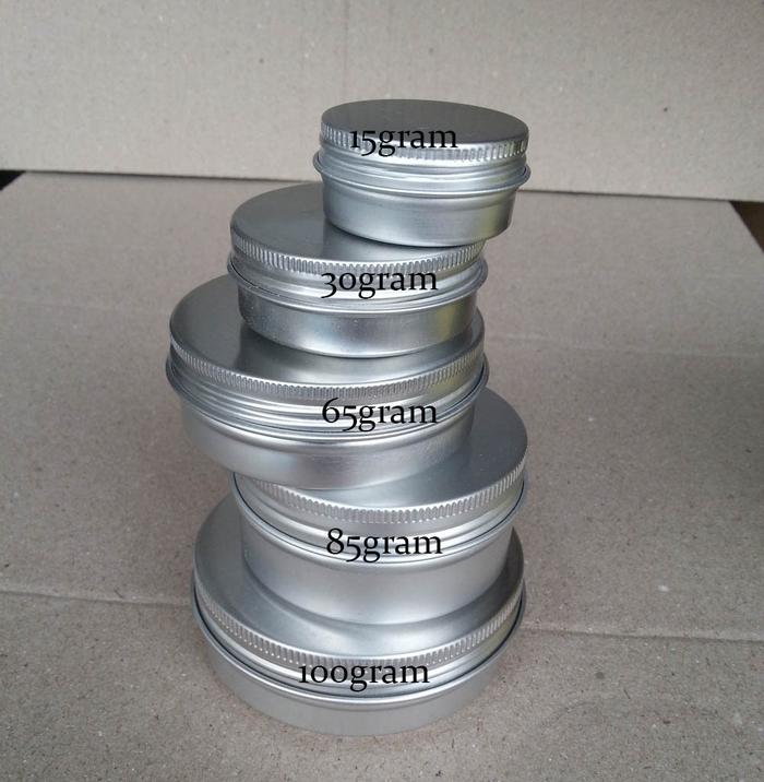 Gambar Jar Aluminium Silver 15 gram dari Byom Kota Tangerang Tokopedia