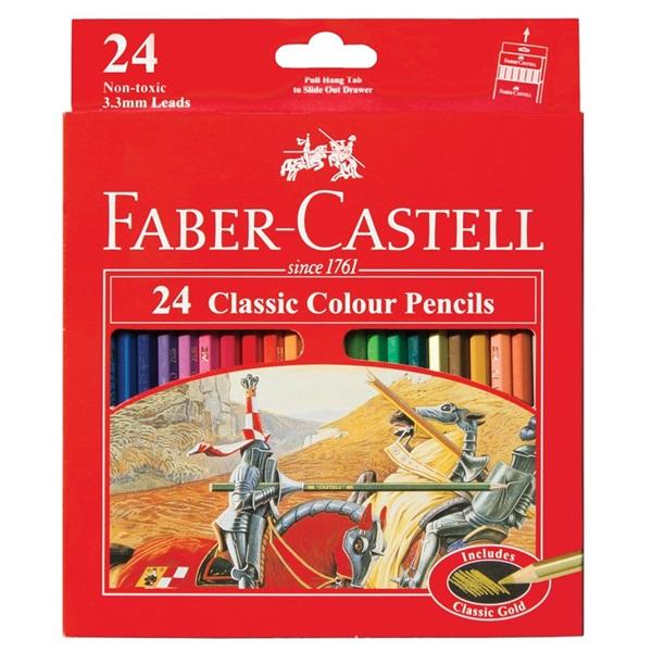 Gambar Pensil Warna 24 Faber Castell Classic dari POTLOOD SHOP Kota Cirebon Tokopedia