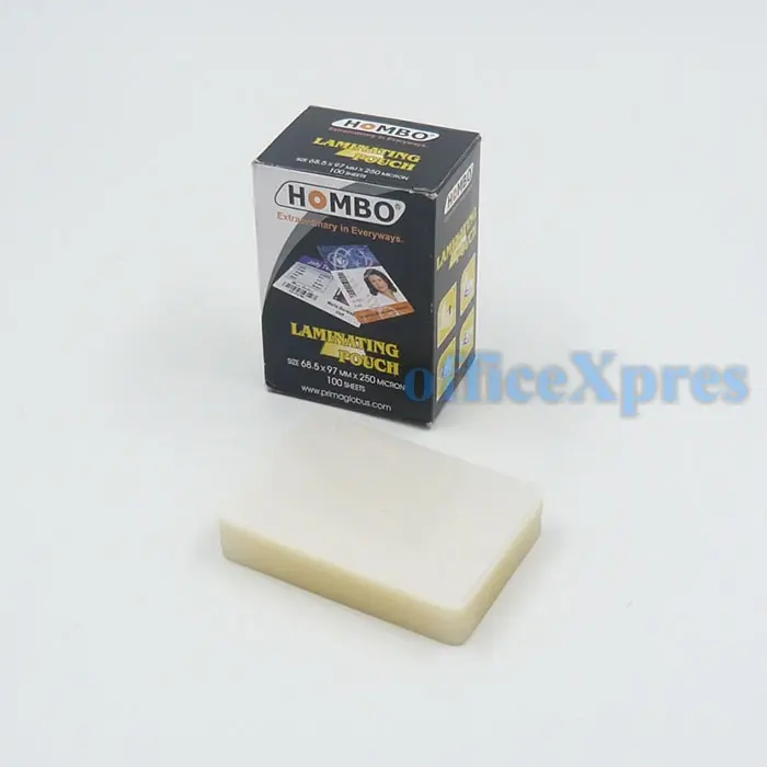 Laminating Film Ukuran ID KTP 250mic Hombo
