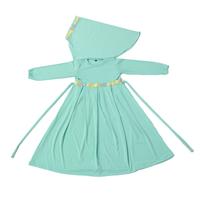Gambar Baju Muslim Gamis Anak Perempuan Hijau Mint, lucu imut dari Grone Kota Cimahi 2 Tokopedia