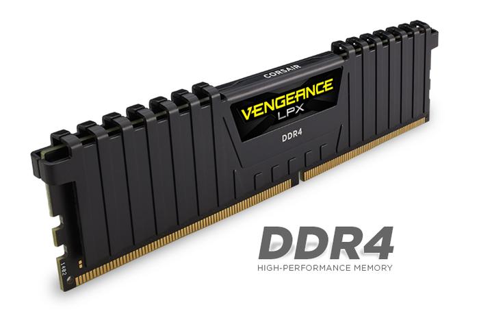 Gambar Memory DDR4 Corsair Vengeance LPX CMK4GX4M1A2400C14 (1X4GB) dari JnJ Online Kota Administrasi Jakarta Pusat Tokopedia