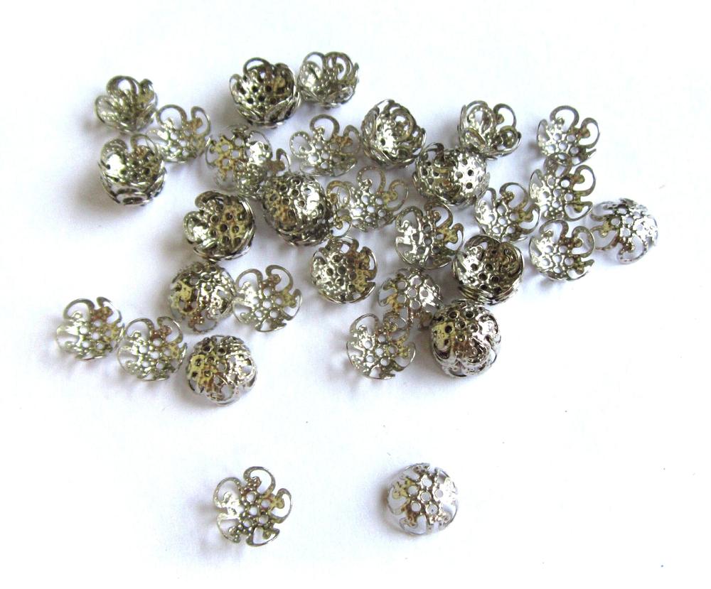 Bead Caps Batik BC5577