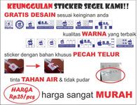 Gambar Stiker segel Garansi fullcolour noncutting (bahan pecah telur) dari Samurai Printing Spesialis Stiker Segel Garansi Bahan Pecah Telur Kab. Tegal 3 Tokopedia