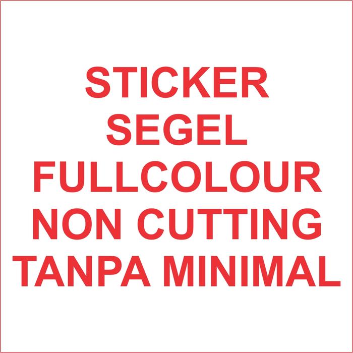 Gambar Stiker segel Garansi fullcolour noncutting (bahan pecah telur) dari Samurai Printing Spesialis Stiker Segel Garansi Bahan Pecah Telur Kab. Tegal Tokopedia