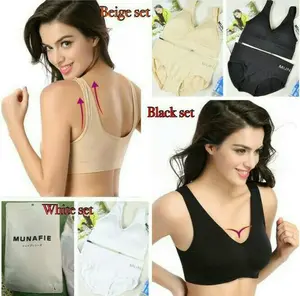 MUNAFIE BRA SET ( 1 SET TERDIRI DARI : 1 Bra + 1 CELANA DALAM)