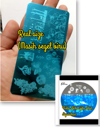 Gambar stamping plate stamp plate nail art atau kukuscrapbook aksesoris clay - NO ENAM dari Done Handymade Kota Administrasi Jakarta Barat 2 Tokopedia