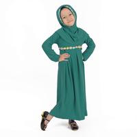 Gambar Baju Muslim Gamis Anak Perempuan Hijau Toska, lucu imut dari Grone Kota Cimahi 1 Tokopedia