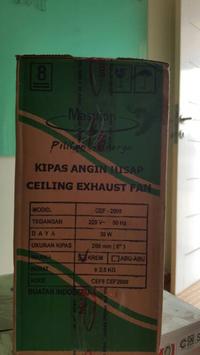 Gambar Maspion - Exhaust Fan CEF 2008 ( 8 " ) Plafon - CEF20 dari ELEKTROPEDIA Kota Administrasi Jakarta Pusat 2 Tokopedia