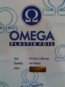 Omega Foil Plastik Emas