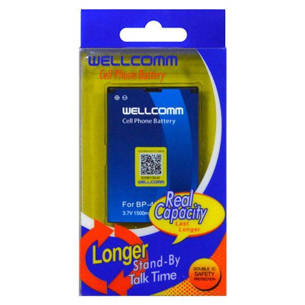 Gambar Battery BP-4L Wellcomm 1500 mAh dari Eben Haezer Net Kota Administrasi Jakarta Barat Tokopedia