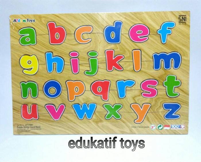 Gambar Puzzle Huruf Kecil - Mainan Edukatif dari Grand Toys_NEW Kab. Bekasi Tokopedia