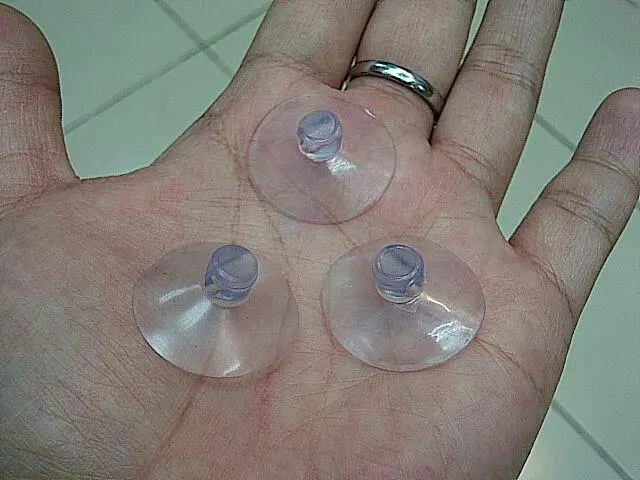 Kop Kaca Bening Tempelan Kaca Penahan Kolahar Putaran Meja
