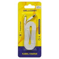 Gambar Wellcomm Kabel Data Flat Micro 1.5m dari Eben Haezer Net Kota Administrasi Jakarta Barat 3 Tokopedia