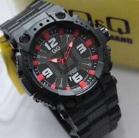 Gambar Q&Q Analog Jam Tangan Pria Hitam Strap Karet GW82J002Y Origin dari Ogytashop Kota Administrasi Jakarta Pusat 3 Tokopedia