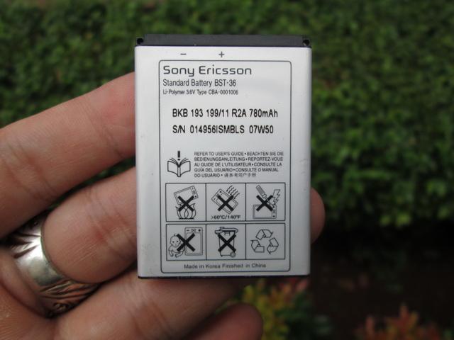 Gambar Baterai Sony Ericsson BST-36 BST36 BST 36 Original 100% K310 K510 dari CNC phoneshop Kota Administrasi Jakarta Pusat Tokopedia