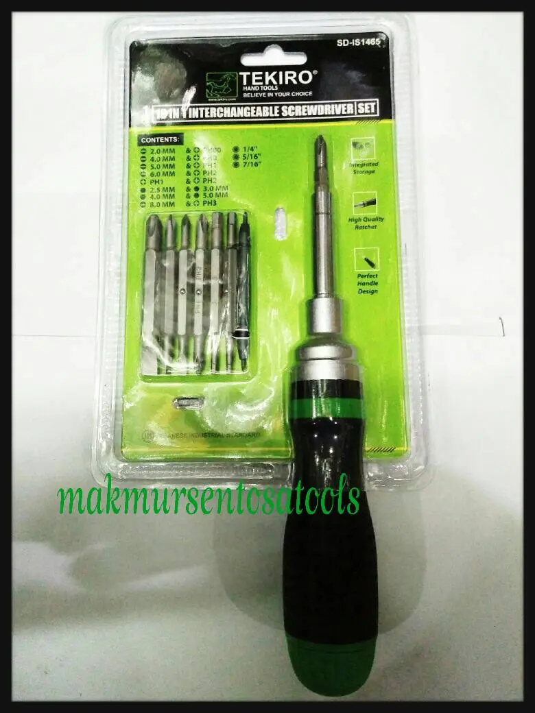 OBENG 19 IN 1 INTERCHANGEABLE SCREWDRIVER SET TEKIRO ORI