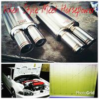 Gambar Muffler v2 twin dari ORDEXHAUST Kota Administrasi Jakarta Timur 3 Tokopedia