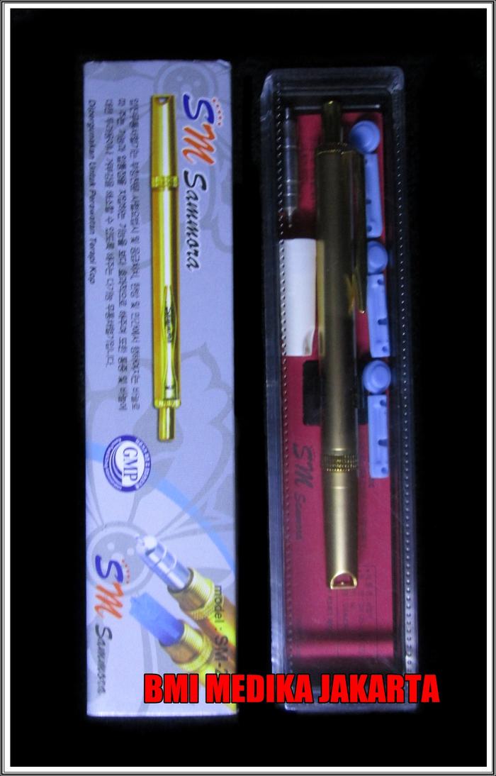 Gambar Lancing Device Sammora Stainless Steel Automatic Gold dari BMI MEDIKA JAKARTA Kota Tangerang Selatan Tokopedia