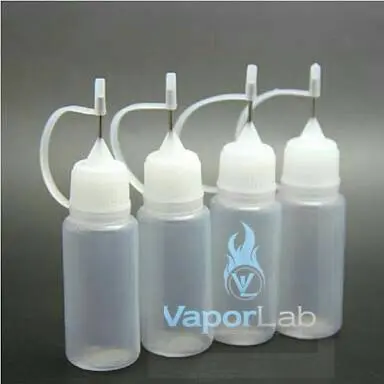 Botol Jarum Kosong Refill Liquid Cairan Lem Tetes Akrilik Bottle PE 10ML - Plastik