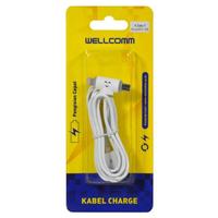 Gambar Wellcomm Kabel Data T 1.5 m - Micro & Iphone 5 dari Eben Haezer Net Kota Administrasi Jakarta Barat 2 Tokopedia
