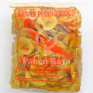 Keripik Pisang Kepok Malang Cap Lumba Lumba Kripik Manis / Asin