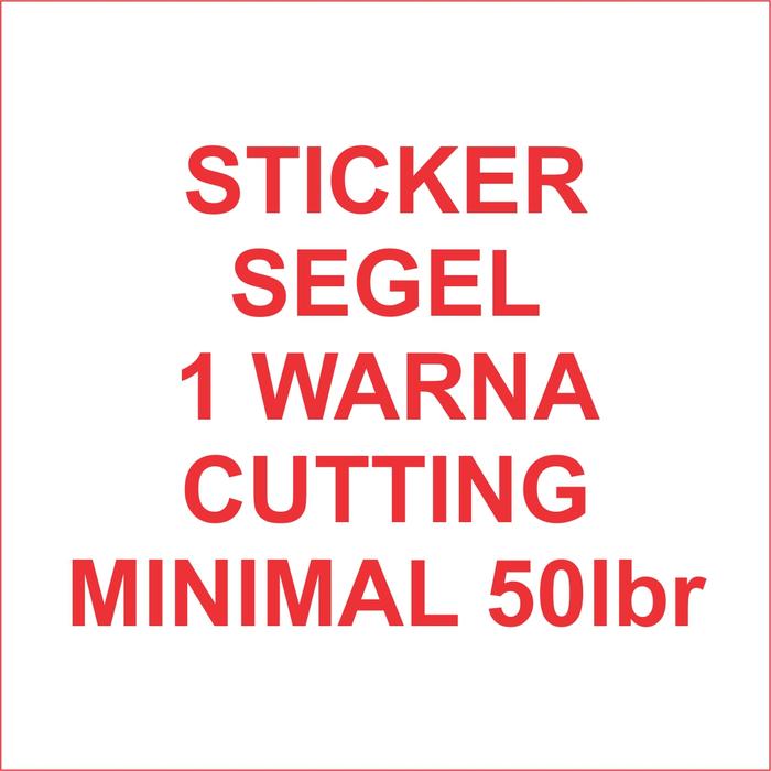 Gambar Stiker segel Garansi 1warna dg cutting (bahan pecah telur) #50lbr dari Samurai Printing Spesialis Stiker Segel Garansi Bahan Pecah Telur Kab. Tegal Tokopedia