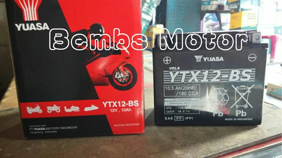 YUASA YTX12-BS 10AMPER
